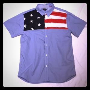 Men’s Short Sleeve Button Up Shirt 🇺🇸